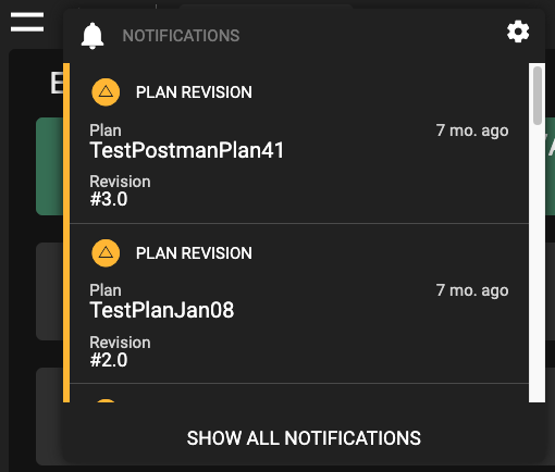 Header - Notifications